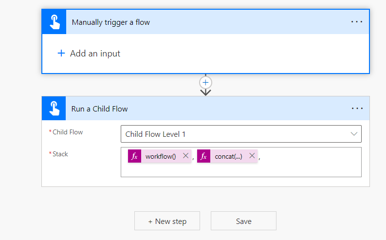 Create a stack trace in Power Automate flows