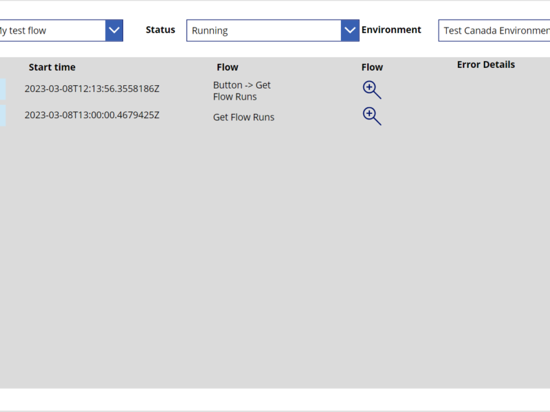 Managing high volumes of flow runs within Power Automate using Power Apps
