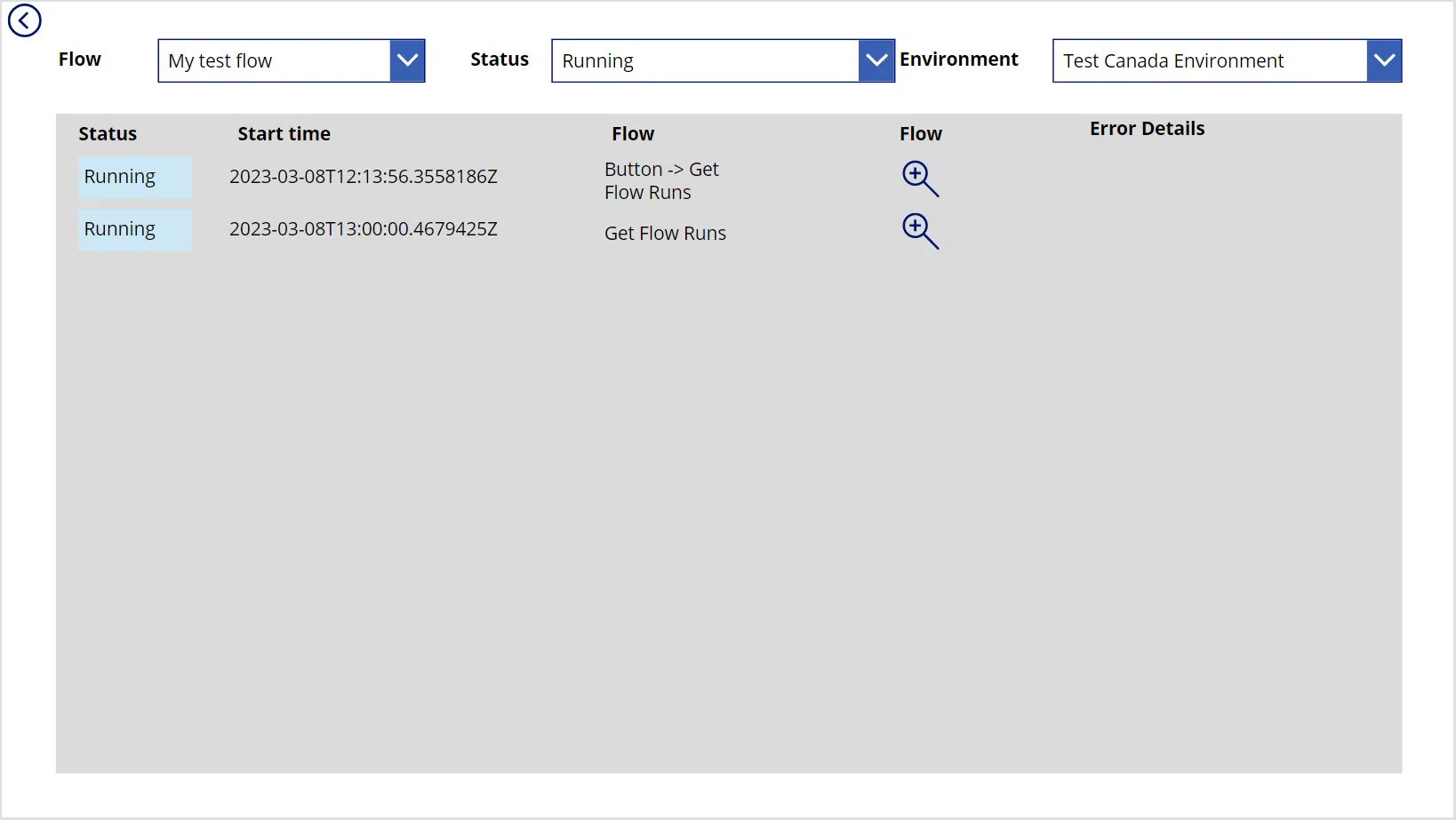 Managing high volumes of flow runs within Power Automate using Power Apps