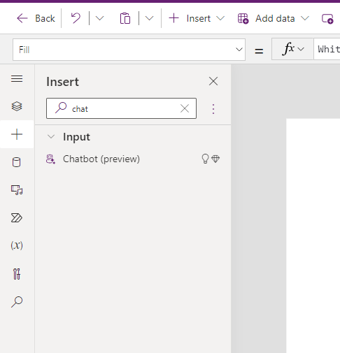 Develop your own chatbot in Power Apps