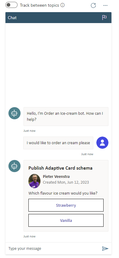Develop your own chatbot in Power Apps