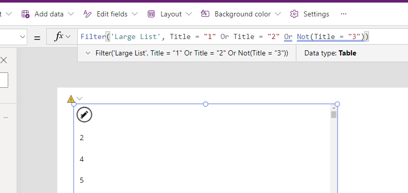 image 20 Delegation with SharePoint lists in Power Apps
