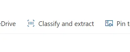 classify and Classify and extract