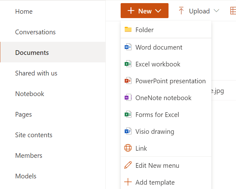 syntex demo site with create modern template option Syntex demo site with Create modern template option