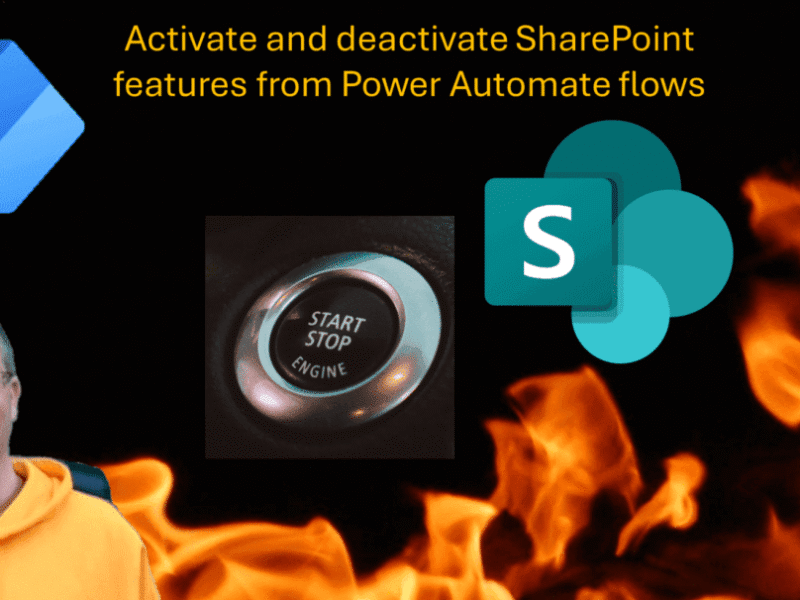 Activate and Deactivate Features in SharePoint from Power Automate Flows