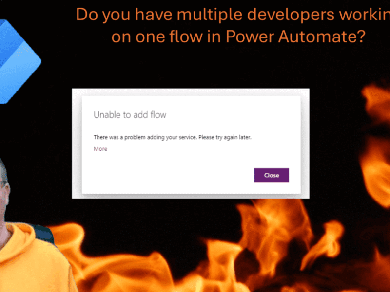 Do you have multiple developers working on 1 flow in Power Automate
