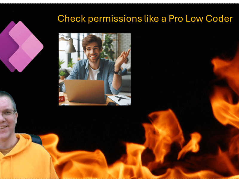 Check permissions like a Pro low coder