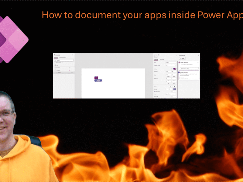How to document your apps inside Power Apps