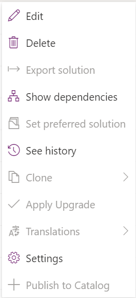 Preferred solution in the Power Platform