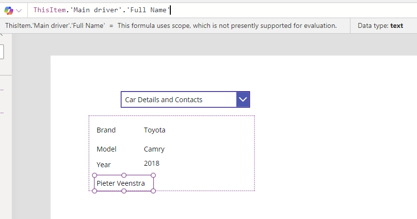 Make use of Dataverse Views in Canvas Apps