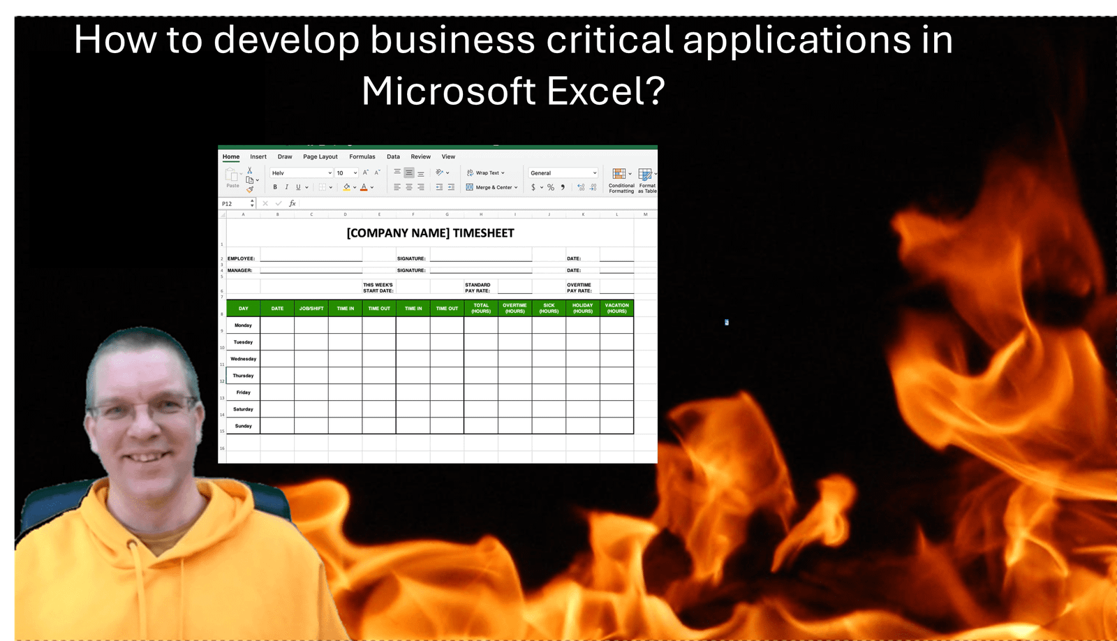 How to develop business critical applications in Microsoft Excel?
