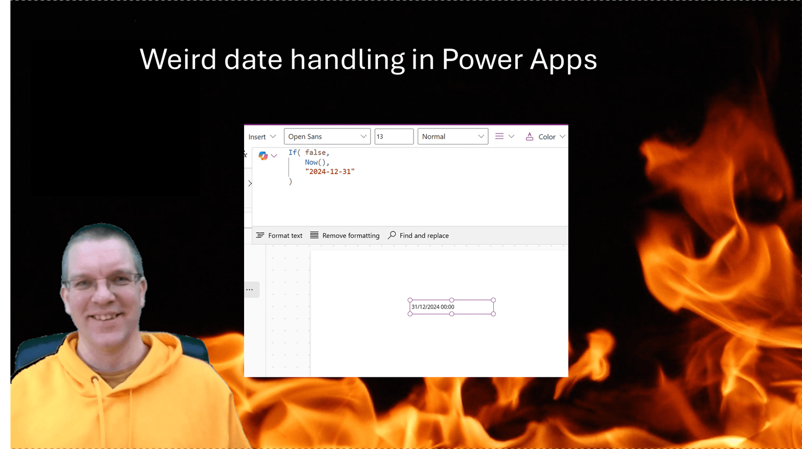 Weird date handling in Power Apps