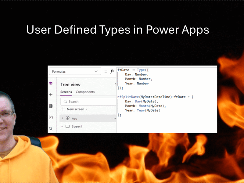 User Defined Types in Power Apps