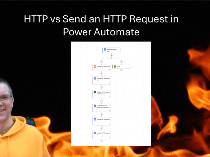 HTTP vs Send an HTTP Request in Power Automate