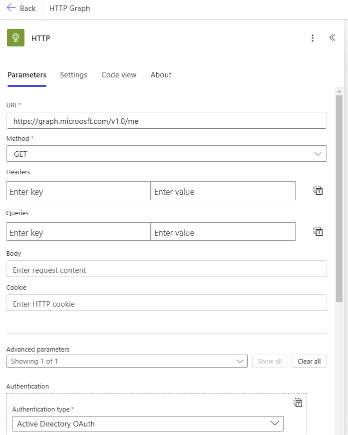 image 11 HTTP vs Send an HTTP Request in Power Automate