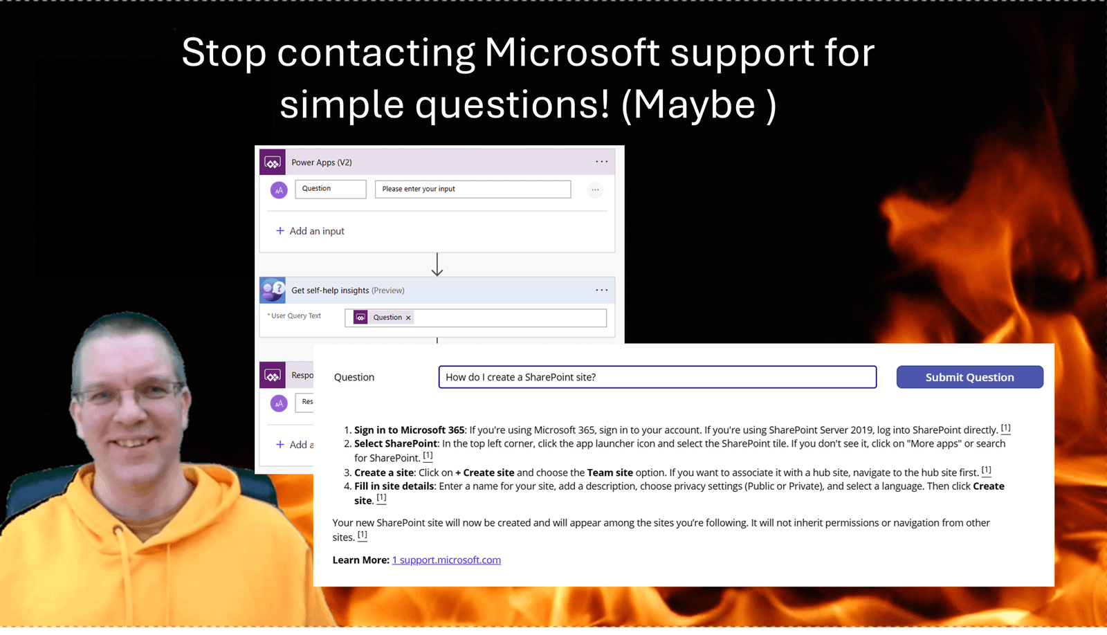 Stop contacting Microsoft support for simple questions! (Maybe )