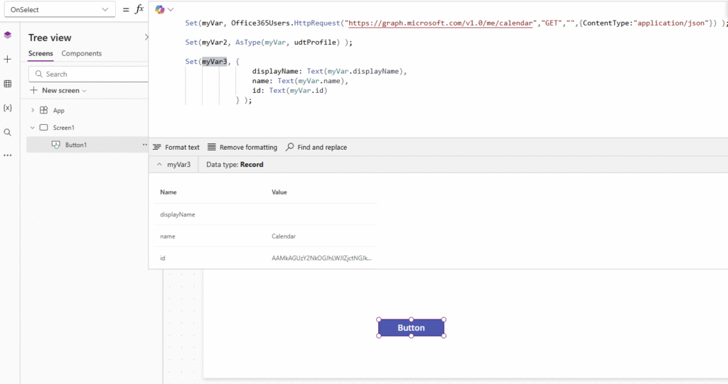 image 53 Type casting Graph API output