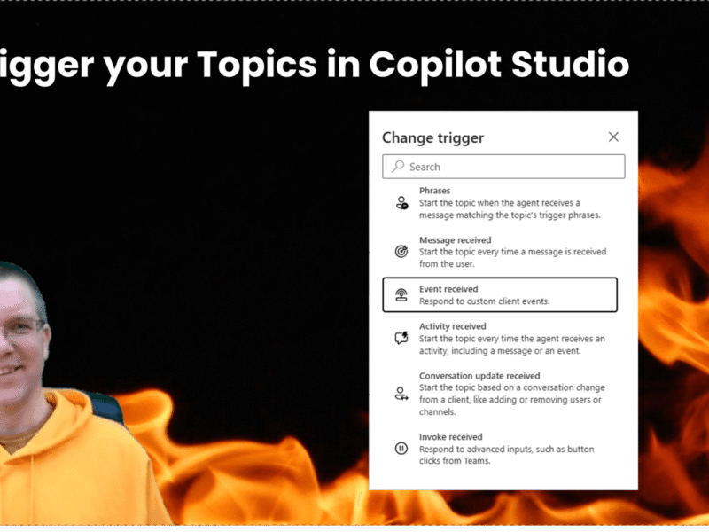 Trigger your Topics in Copilot Studio