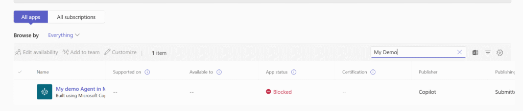 image 44 The app appears as blocked
