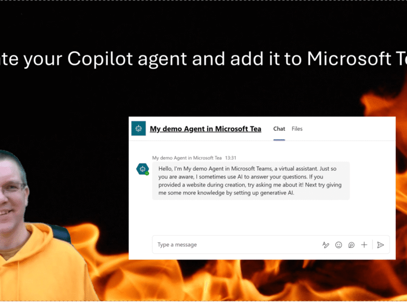 Create your Copilot agent and add it to Microsoft Teams