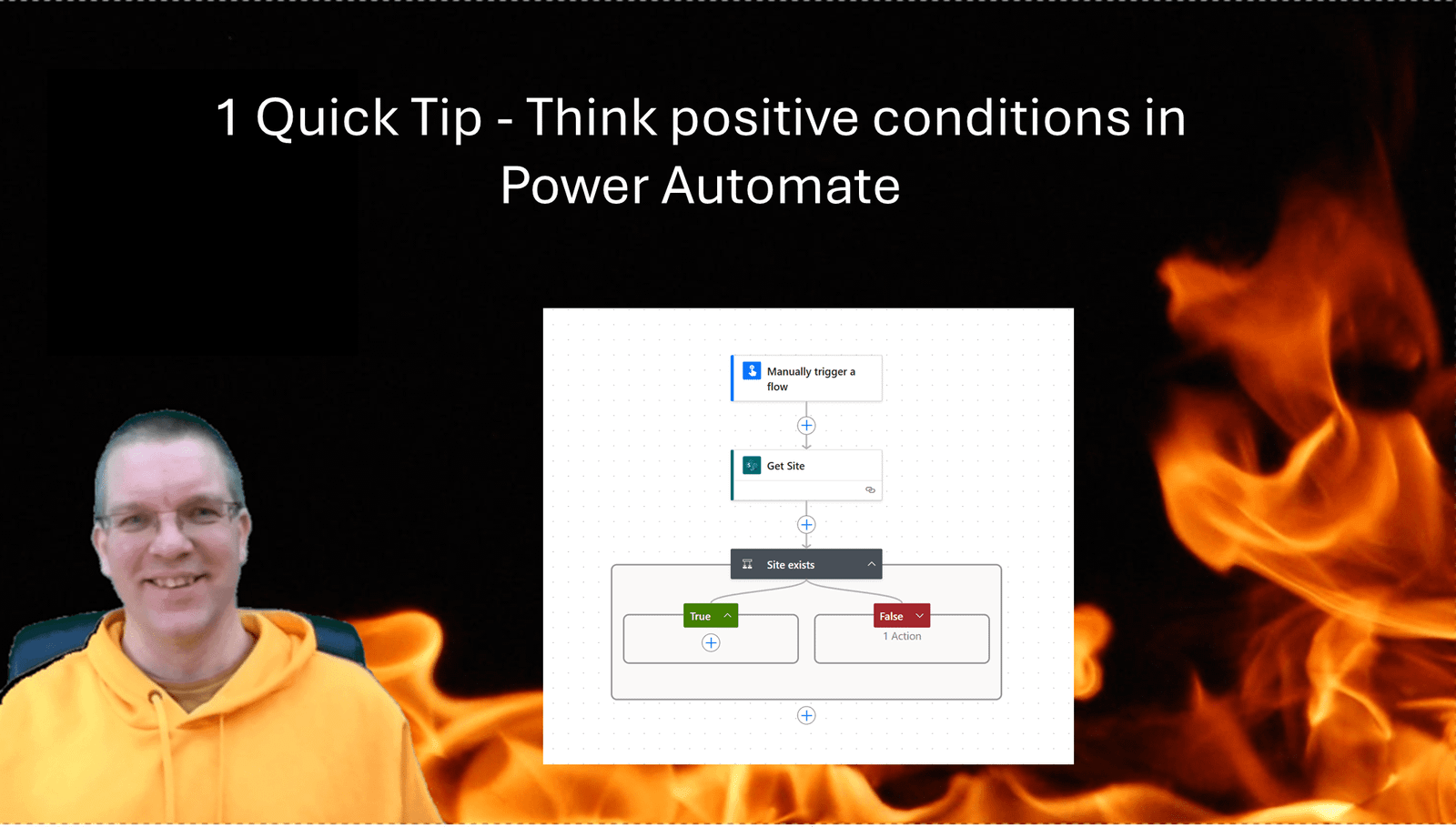 1 Quick Tip - Think positive conditions in Power Automate