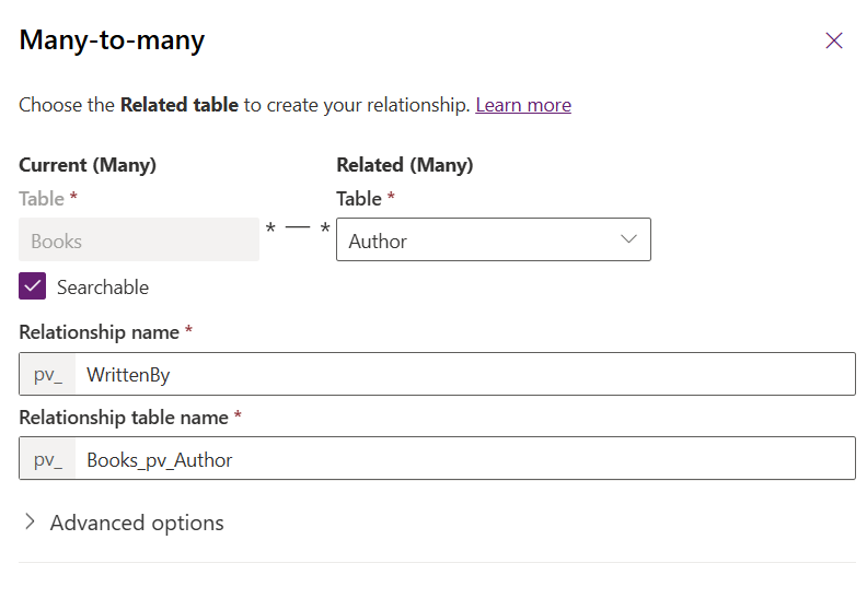 Rename the relationship in Dataverse