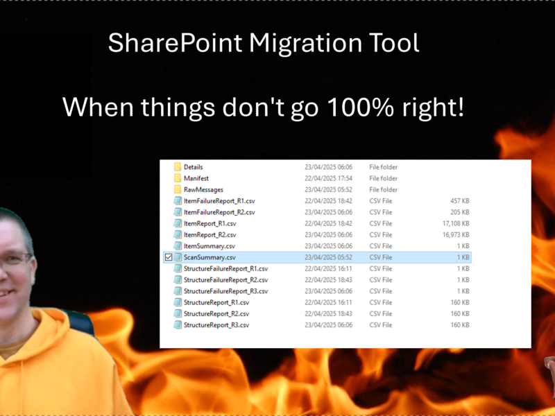 SharePoint Migration Tool, When things don't go 100% right!