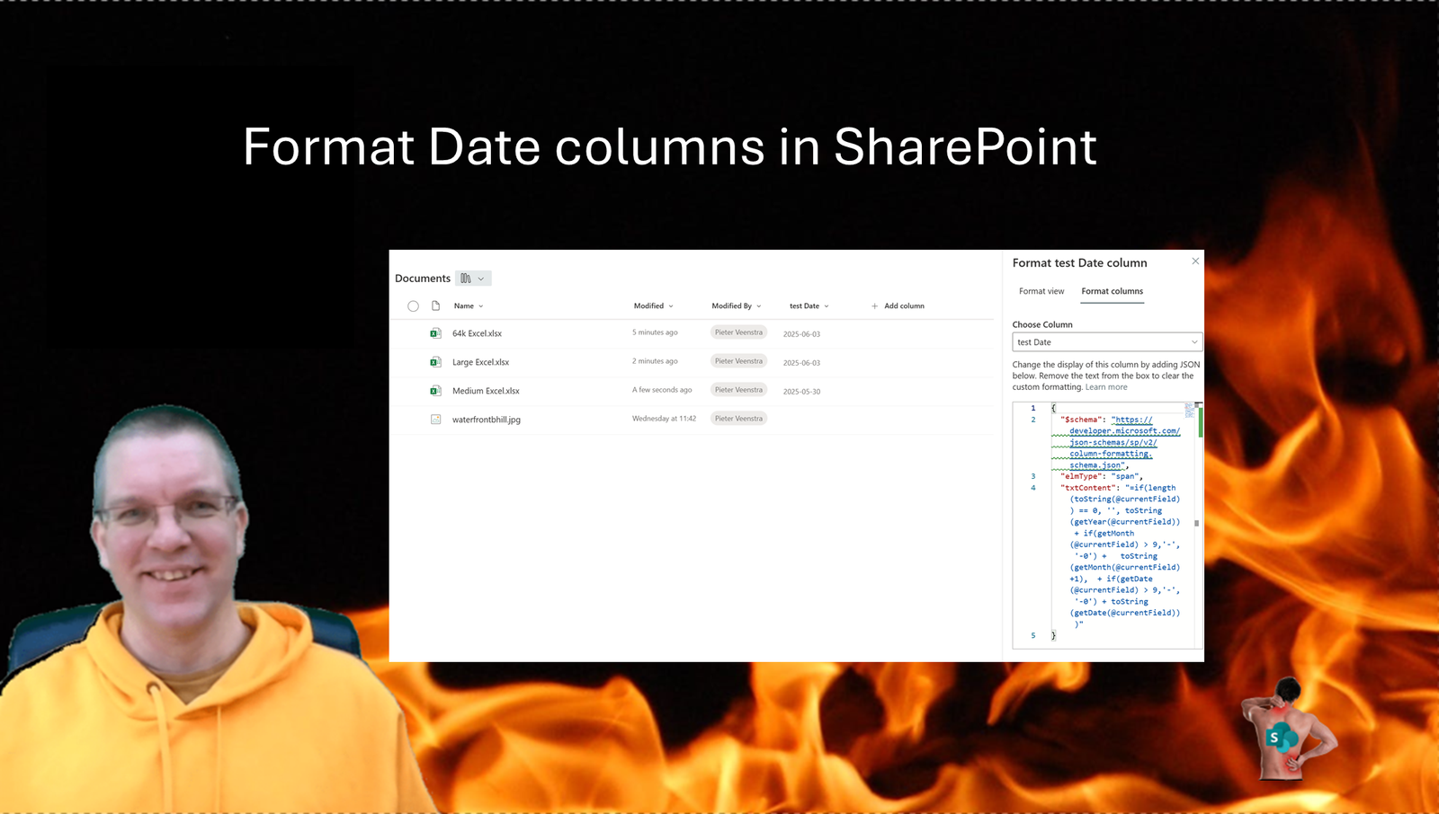 Format Date columns in SharePoint