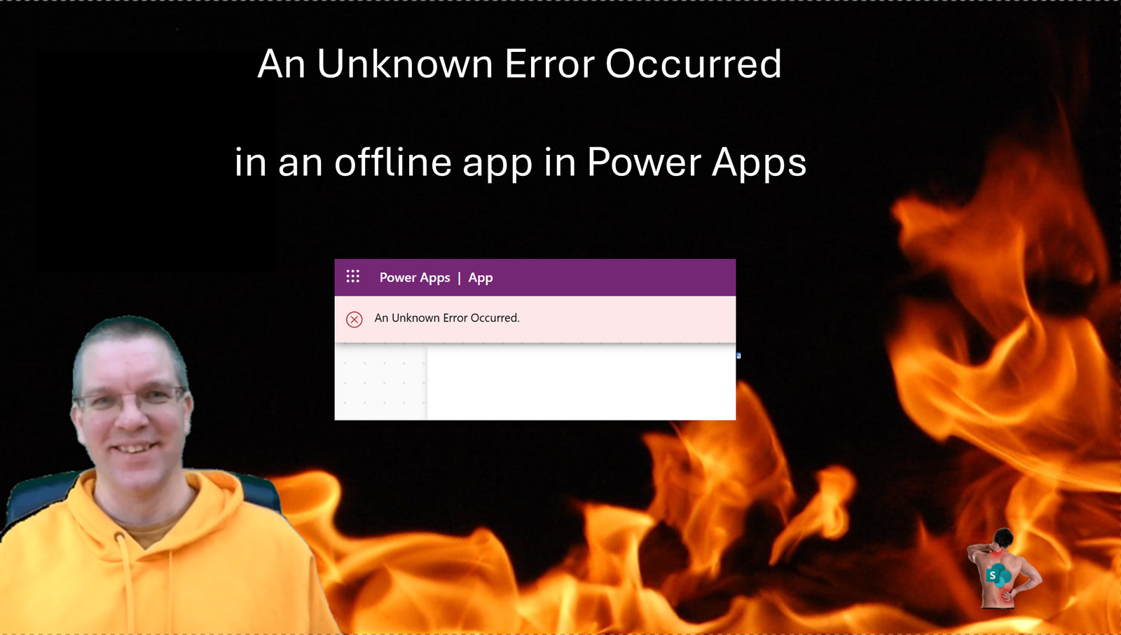 An Unknown Error Occurred in an offline app in Power Apps