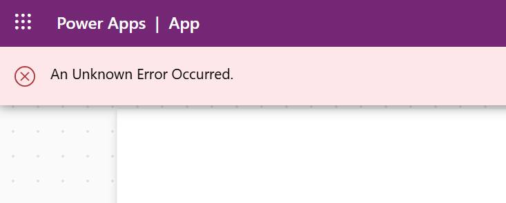 image An Unknown Error Occurred