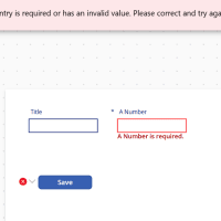 Field validation in Power Apps