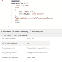 image 24 Preview the Output from the flow in Power Apps
