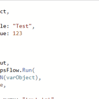 image 32 Creating an object and sending it to a flow using the JSON function