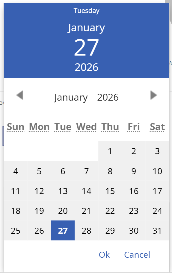 The Classic Date picker always looked like a beast
