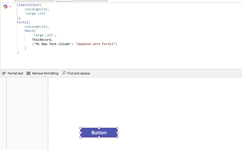 ForAll with a Patch function inside
