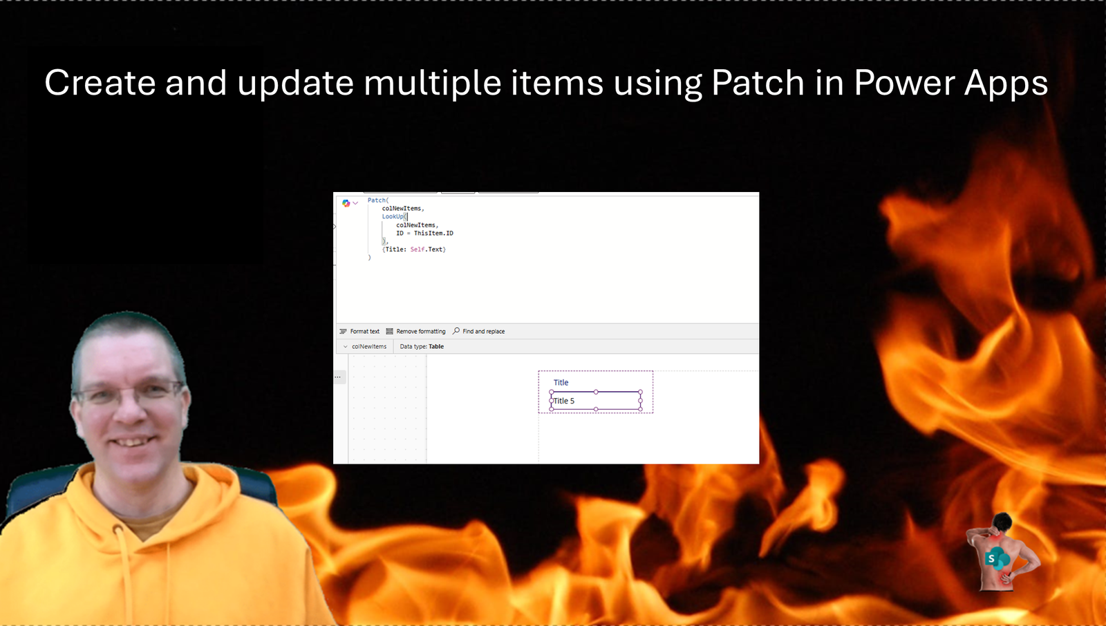 Create and update multiple items using Patch in Power Apps