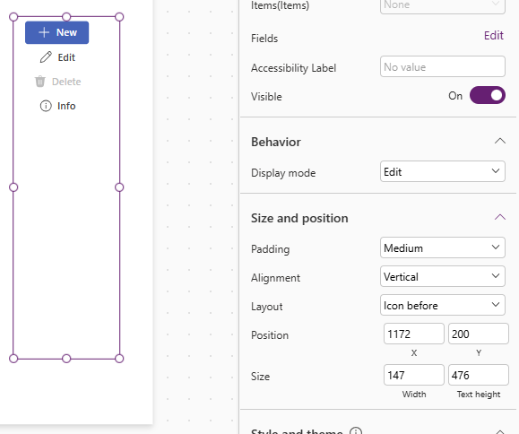 image 6 Toolbar in Vertical mode
