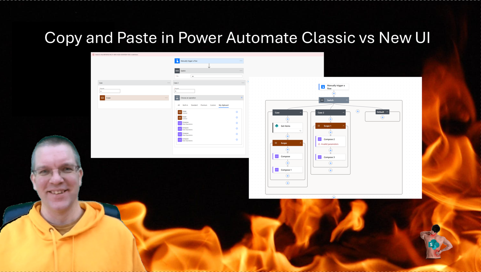 image 12 Copy and Paste in Power Automate Classic vs New UI
