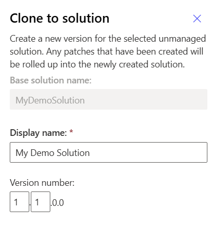 image 17 Create version 1.1.0.0 of my solution
