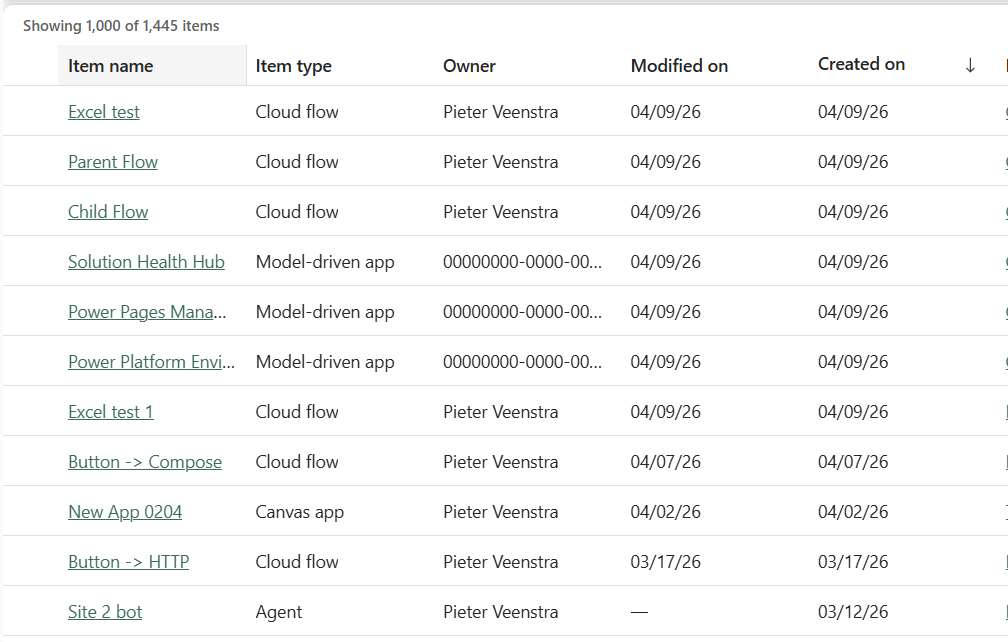 image 2 You can find Apps, Flows and Agents