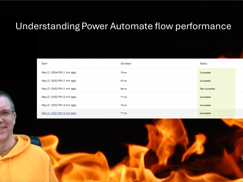 Understanding Power Automate flow performance