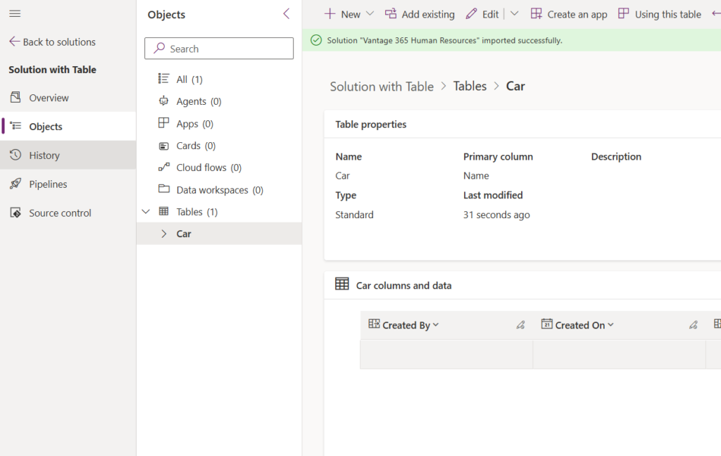 image AI Skill Config in Power Platform