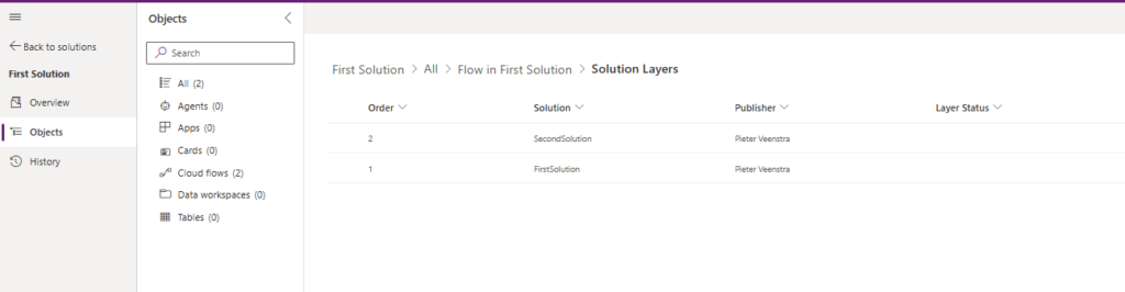 image 9 Solution Layers for my first flow